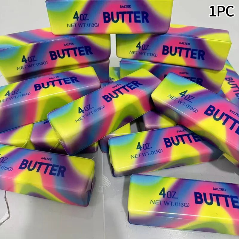 Squishy Butter, Cheese and Chocolate