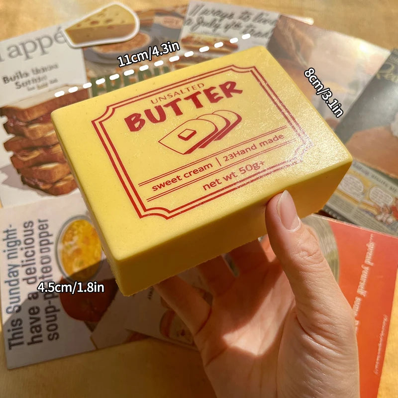 Squishy Butter, Cheese and Chocolate